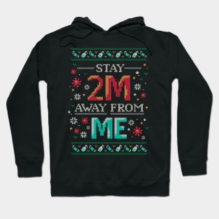 Stay 2 Meters Away - 2020 Pandemic Christmas Hoodie